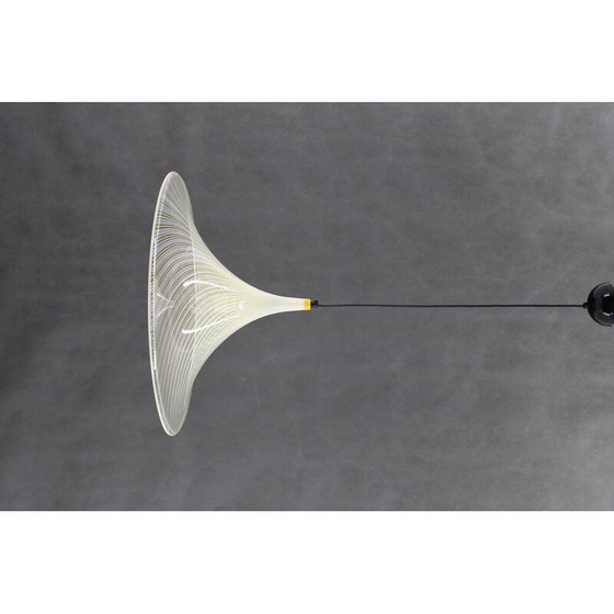 Image 1 of Vintage "Trumpet" pendant lamp by Guzzini for Meblo, Italy 1970s