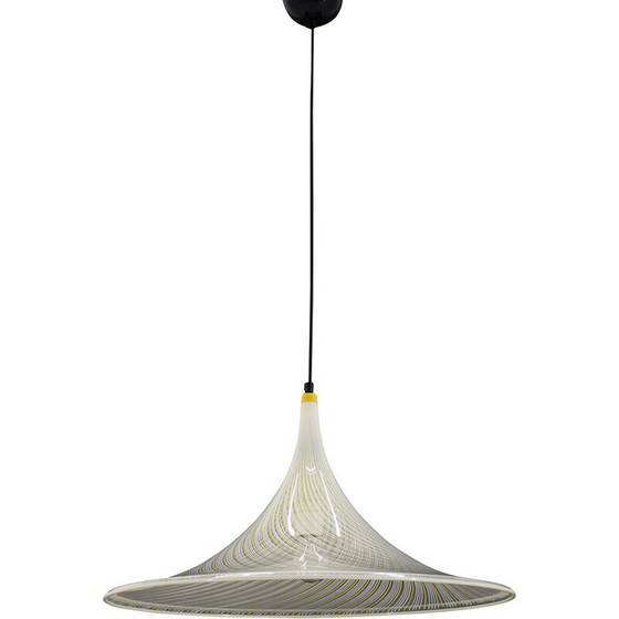 Image 1 of Vintage "Trumpet" pendant lamp by Guzzini for Meblo, Italy 1970s