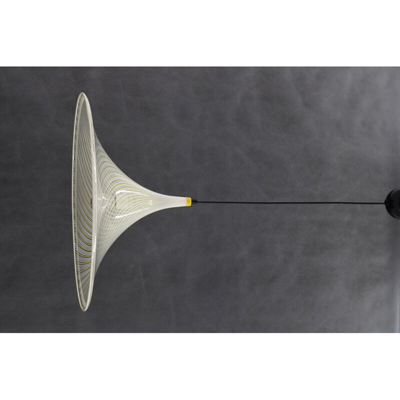 Image 1 of Vintage "Trumpet" pendant lamp by Guzzini for Meblo, Italy 1970s