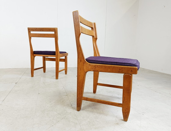 Image 1 of Raphael Chairs by Guillerme and Chambron for Votre Maison, Set of 6