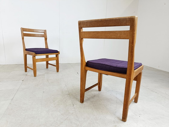 Image 1 of Raphael Chairs by Guillerme and Chambron for Votre Maison, Set of 6