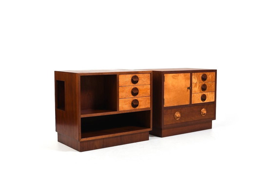 Image 1 of Pair Of Danish Teak Chest Of Drawers / Bedside Tables 1960S