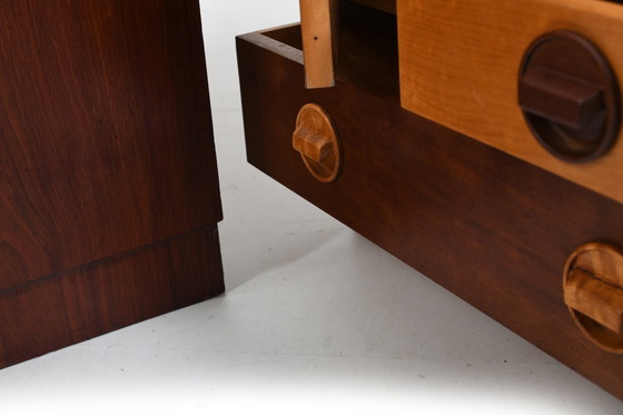 Image 1 of Pair Of Danish Teak Chest Of Drawers / Bedside Tables 1960S