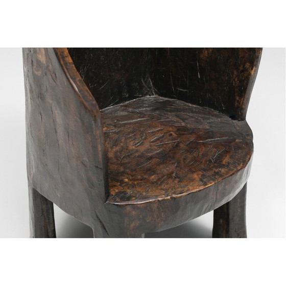 Image 1 of Vintage French wooden chair, 1930