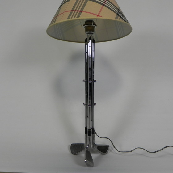 Image 1 of Golf Club Lamp With Burberry Hood