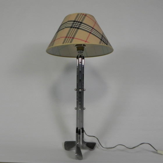 Image 1 of Golf Club Lamp With Burberry Hood