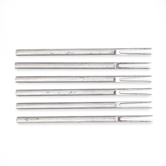 Image 1 of 5 Mini Aperitif Forks By Studio Opi For Cini And Nils, 1970S