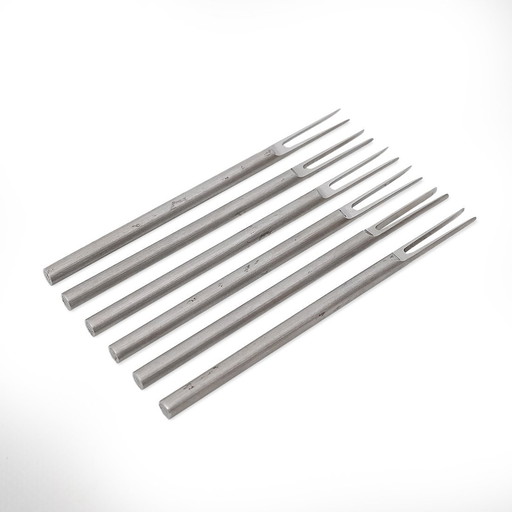 5 Mini Aperitif Forks By Studio Opi For Cini And Nils, 1970S