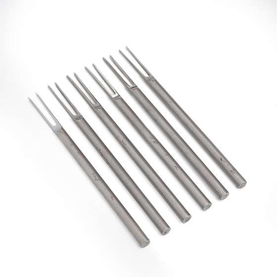 Image 1 of 5 Mini Aperitif Forks By Studio Opi For Cini And Nils, 1970S