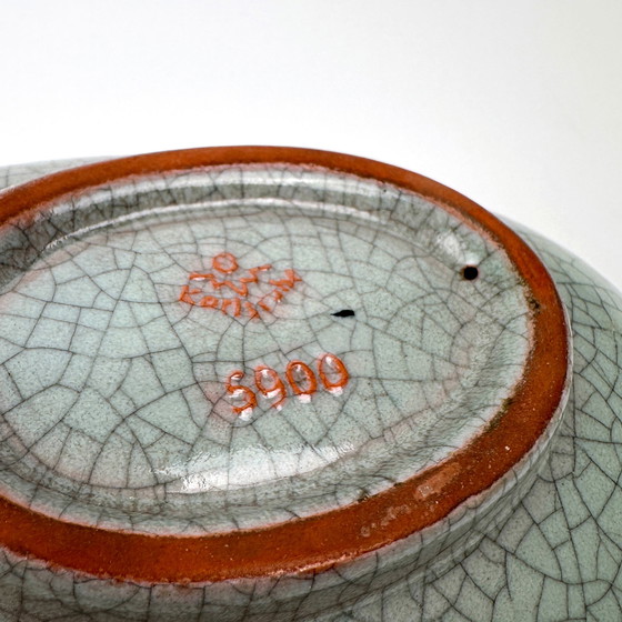 Image 1 of Mid - Century ceramic bowl / ashtray Friedegart Glatzle Karlsruher Majolika 50s