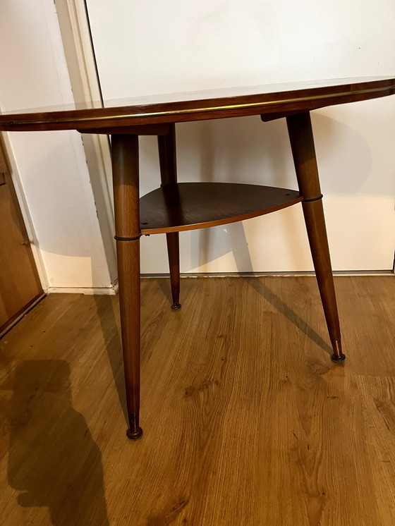 Image 1 of Tavolino da caffè moderno di metà secolo, tavolo rotondo, tavolino laterale classico