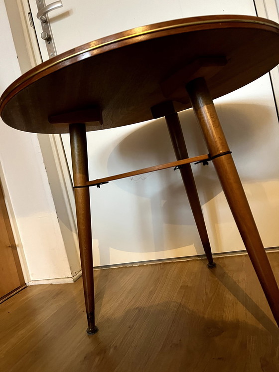 Image 1 of Tavolino da caffè moderno di metà secolo, tavolo rotondo, tavolino laterale classico