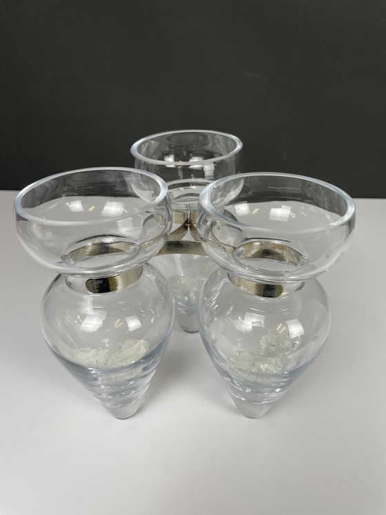 Image 1 of Vase boule en verre Annelies de Leede 2000