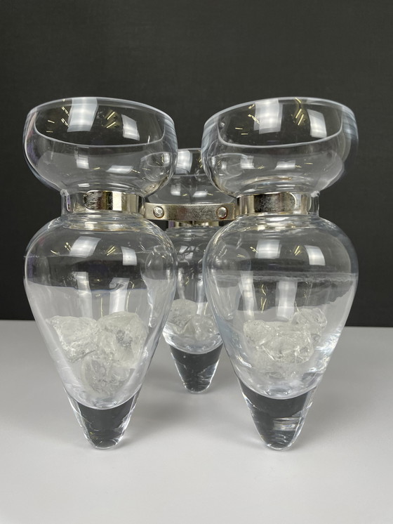 Image 1 of Vase boule en verre Annelies de Leede 2000