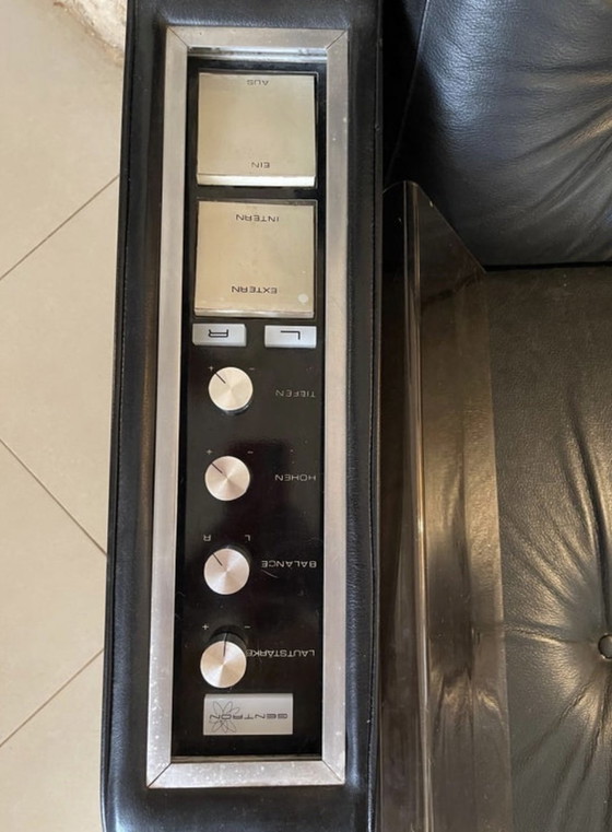 Image 1 of Robin Day James Bond Movies Leather Prototype With Working Audio System , 1960S