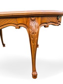 Table En Merisier Style Louis Xv Avec Rallonge