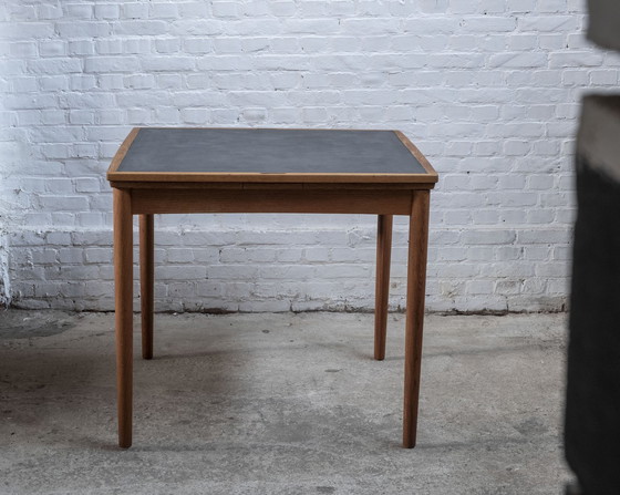 Image 1 of Poul Hundevad Game & Dining Table In Oak, 1960S Denmark