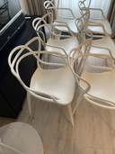 6x Philip Starck Kartell Masters chair