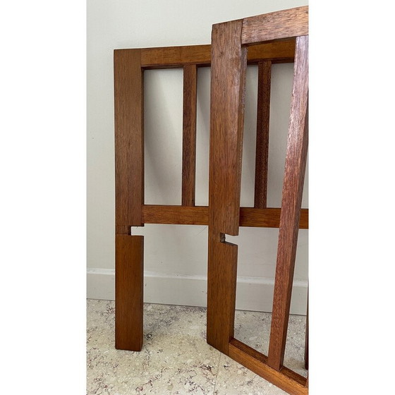 Image 1 of Vintage solid wood magazine rack