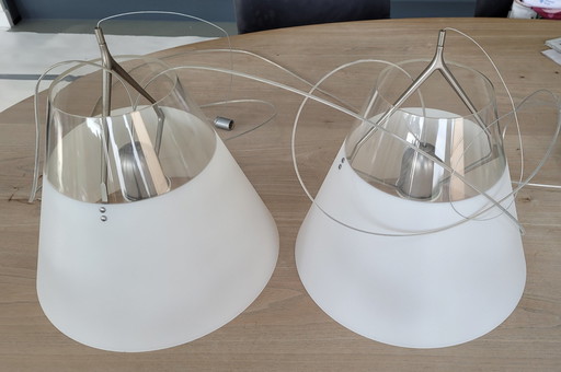 2x Lucitalia Design Pendant Lamps