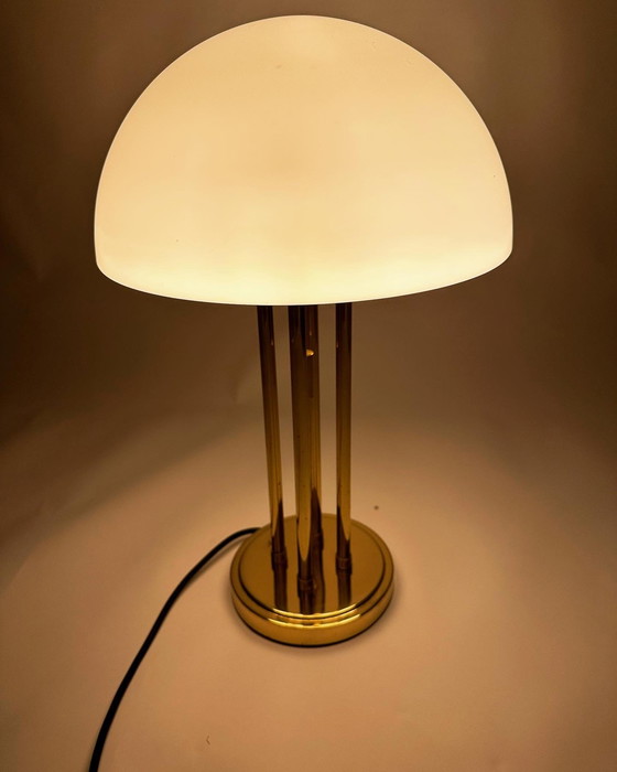 Image 1 of Lampe de table vintage à champignon