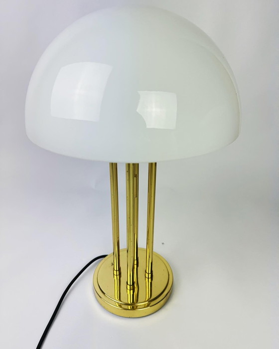 Image 1 of Lampe de table vintage à champignon