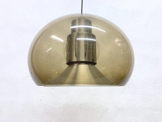 Image 1 of Space Age plastic pendant lamp from Herda 70s Design