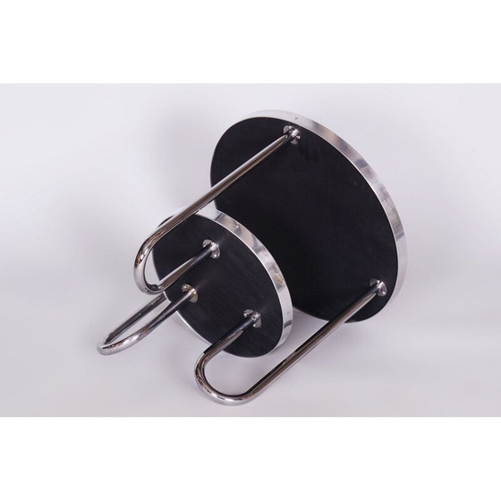 Image 1 of Tavolo Bauhaus vintage in abete e cromo per Kovona, Cecoslovacchia 1930