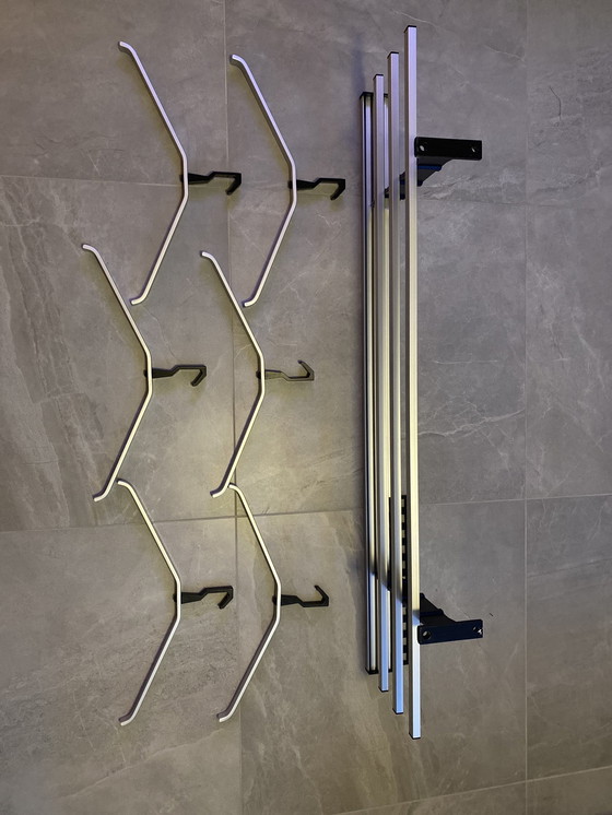 Image 1 of Coat Rack With Metal Clothes Hangers