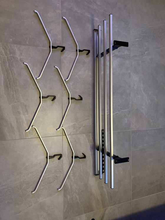 Image 1 of Coat Rack With Metal Clothes Hangers