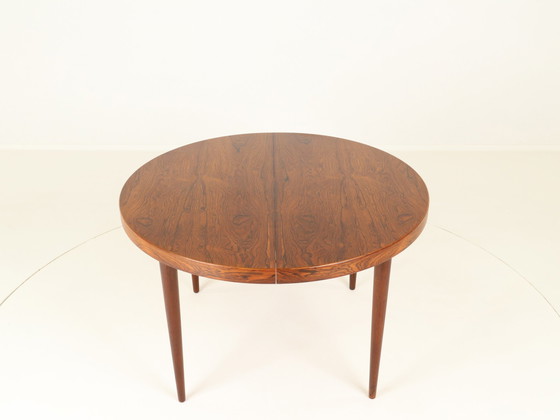 Image 1 of Extendable Rosewood Dining Table Model 56 By Villy Schou Andersen, Denmark, 1960S