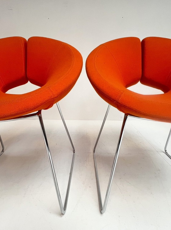 Image 1 of Orange Artifort Little Apollo Chair By Patrick Norguet (Loose)