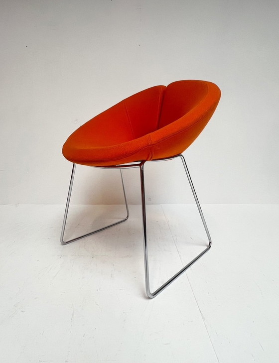 Image 1 of Orange Artifort Little Apollo Chair By Patrick Norguet (Loose)