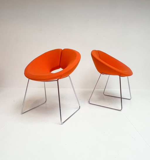 Orange Artifort Little Apollo Chair By Patrick Norguet (Loose)