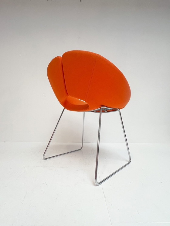 Image 1 of Orange Artifort Little Apollo Chair By Patrick Norguet (Loose)