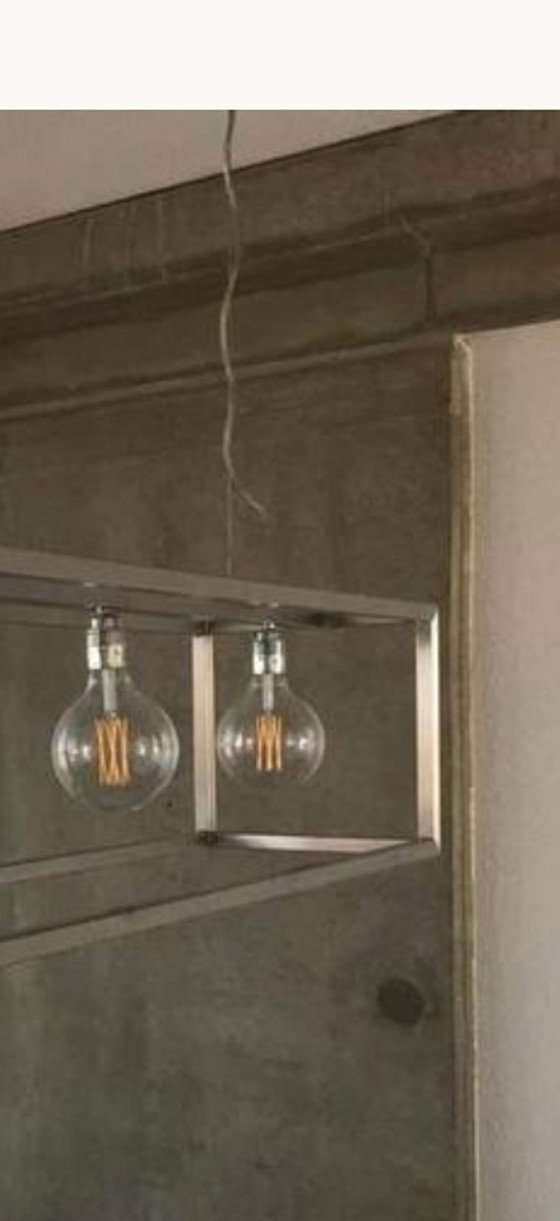 Image 1 of Ztal Rimini Stainless Steel 4 Light Pendant Lamp