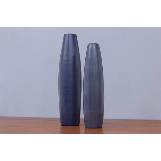 Image 1 of Pair of vintage ceramic vases by Ingrid Atterberg for Upsala Ekeby, Sweden