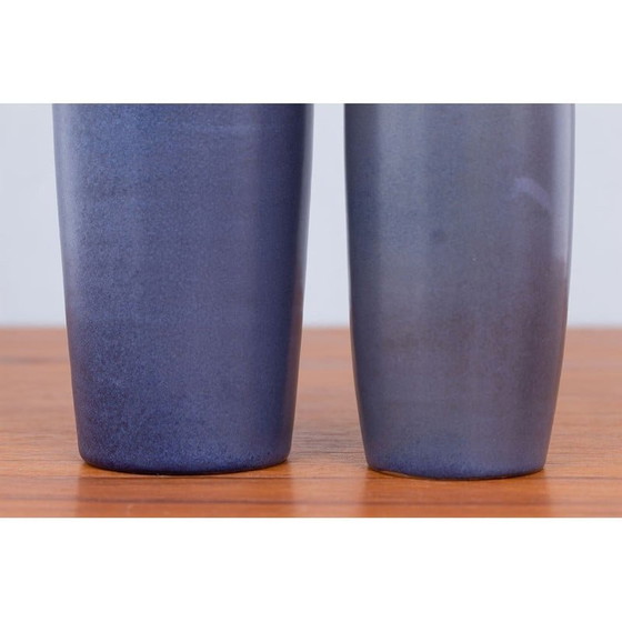Image 1 of Pair of vintage ceramic vases by Ingrid Atterberg for Upsala Ekeby, Sweden