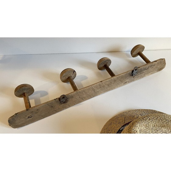 Image 1 of Vintage coat rack in bamboo wood, 1920