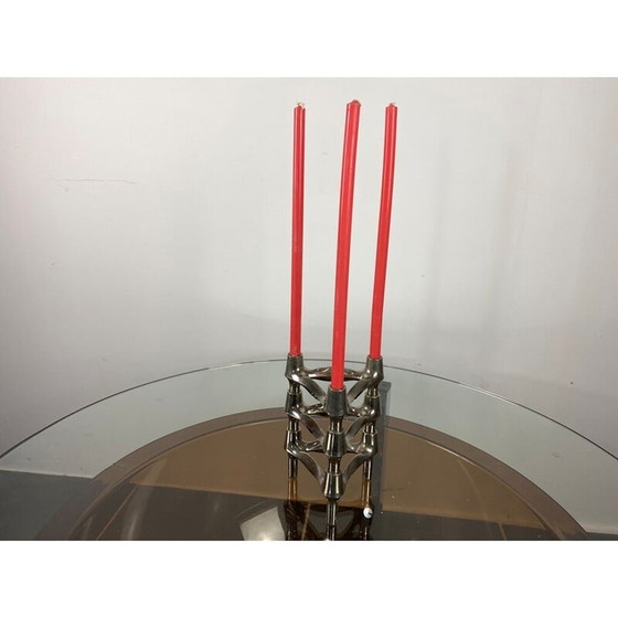 Image 1 of Set of 3 vintage modular candlesticks Bmf Nagel, 1970
