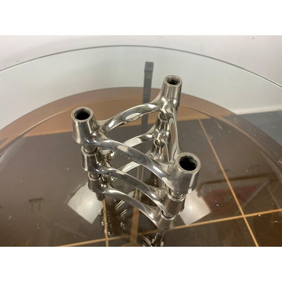 Image 1 of Set of 3 vintage modular candlesticks Bmf Nagel, 1970