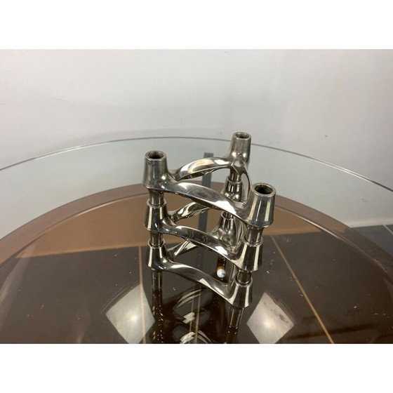 Image 1 of Set of 3 vintage modular candlesticks Bmf Nagel, 1970