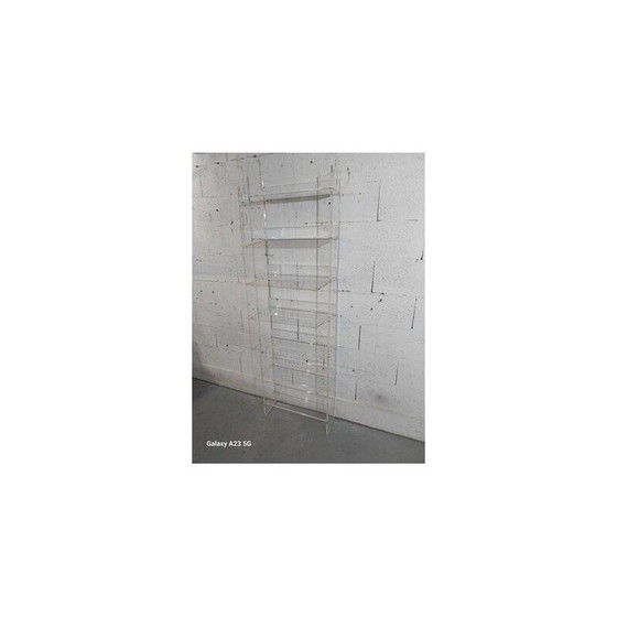 Image 1 of Vintage plexiglass shelf by David Lange for Le Marais, 1980