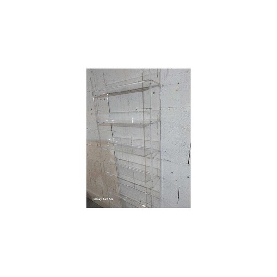 Image 1 of Vintage plexiglass shelf by David Lange for Le Marais, 1980