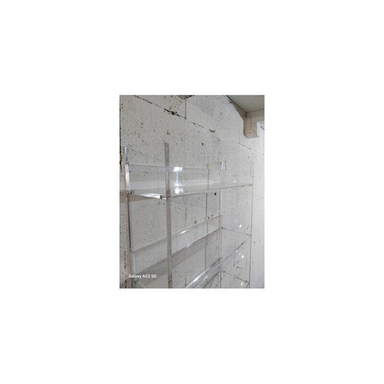 Image 1 of Vintage plexiglass shelf by David Lange for Le Marais, 1980