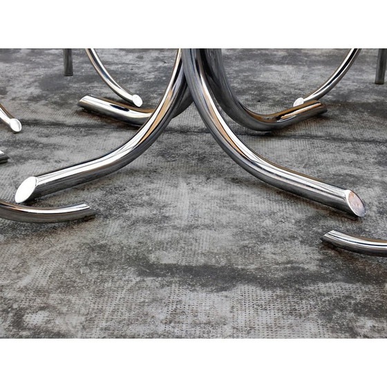 Image 1 of Vintage dining set by Tetrarck studio for Alberto Bazzani, Italy 1970