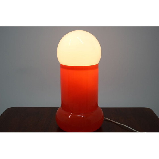 Image 1 of Lampada da tavolo arancione vintage anni '70