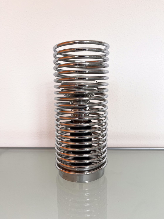 Image 1 of Vintage Massive 90S Spring Spiral Lamp