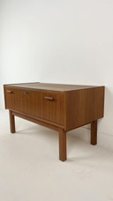 Teak Veneer Vintage Sideboard