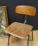 12045 Vintage Industrial School Chair